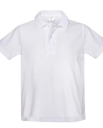 Παιδική μπλούζα Polo WHITE